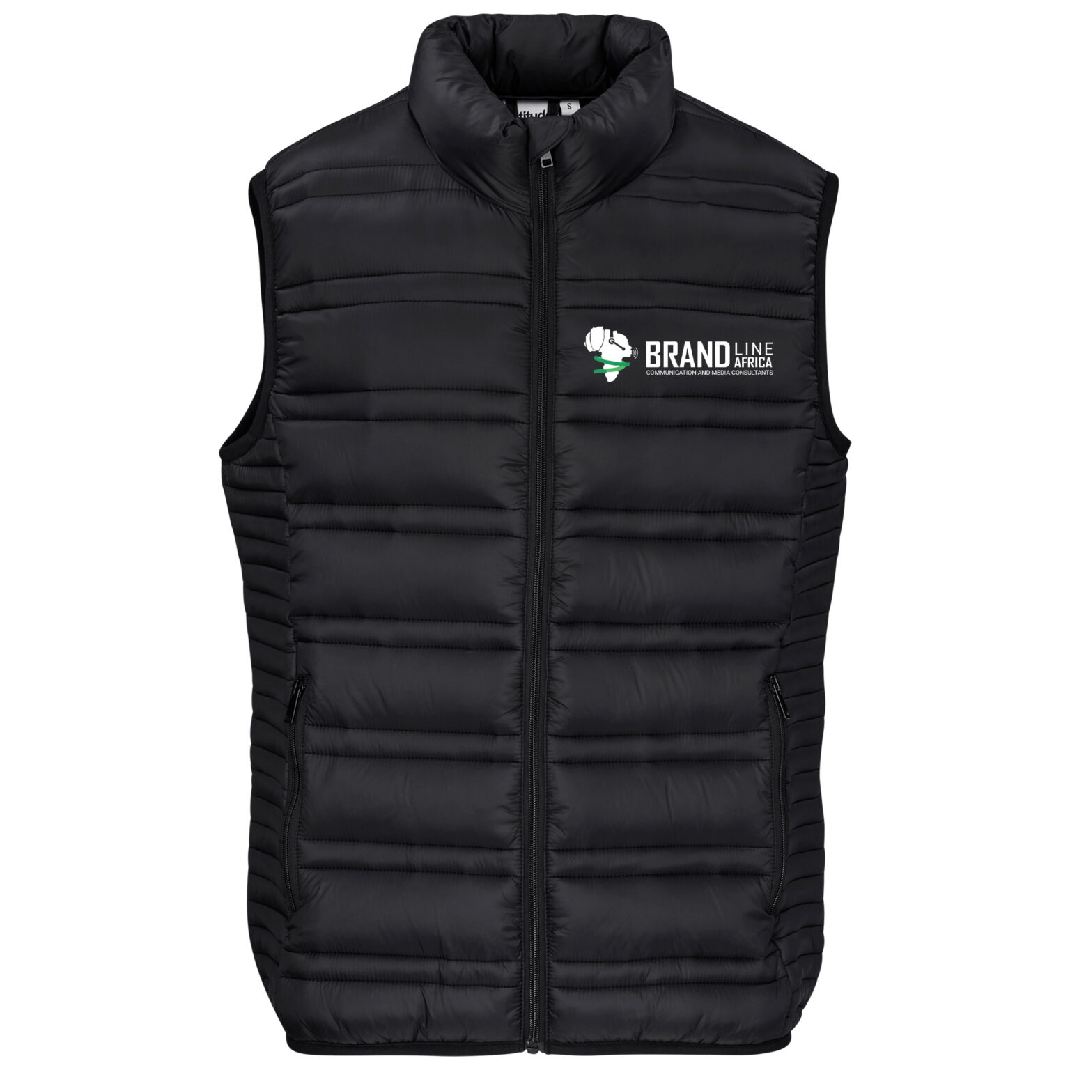 Puffer sleeveless - black